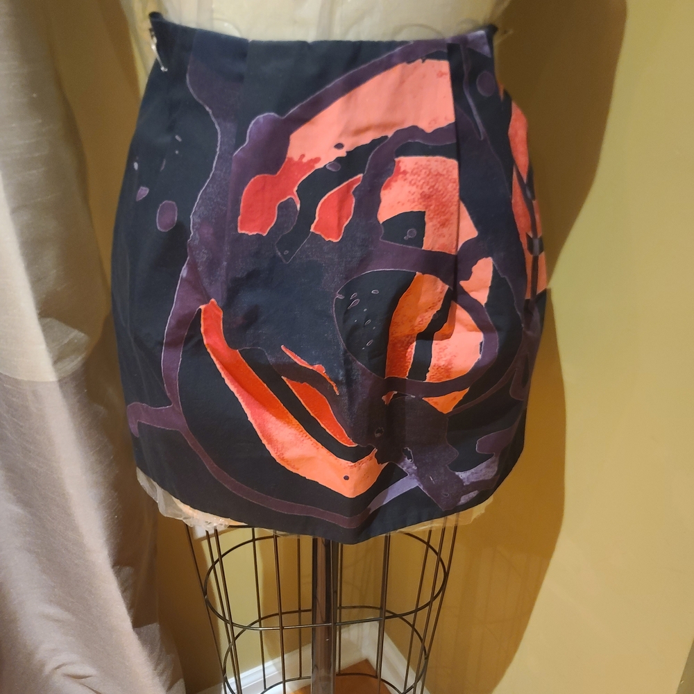 MARNI Abstract Print Mini Skirt Sz EU 42